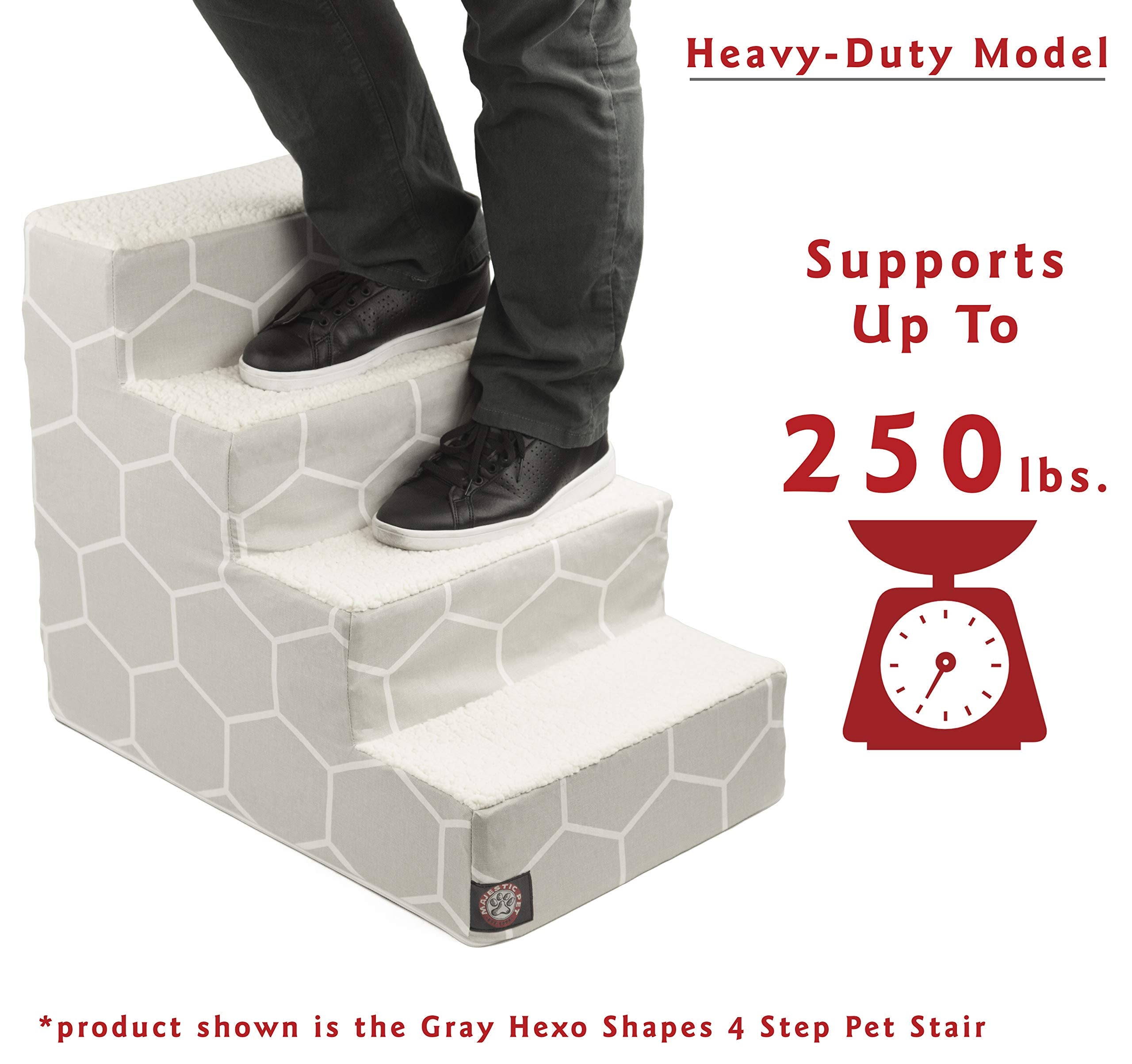Majestic Pet escaleras para camas altas, ayuda a mascotas a alcanzar su lugar favorito