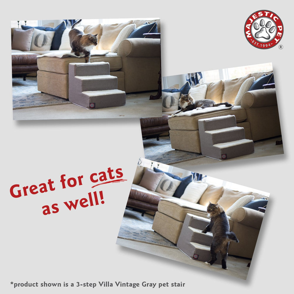 Diseño en Estados Unidos con materiales importados de Majestic Pet, calidad y seguridad.