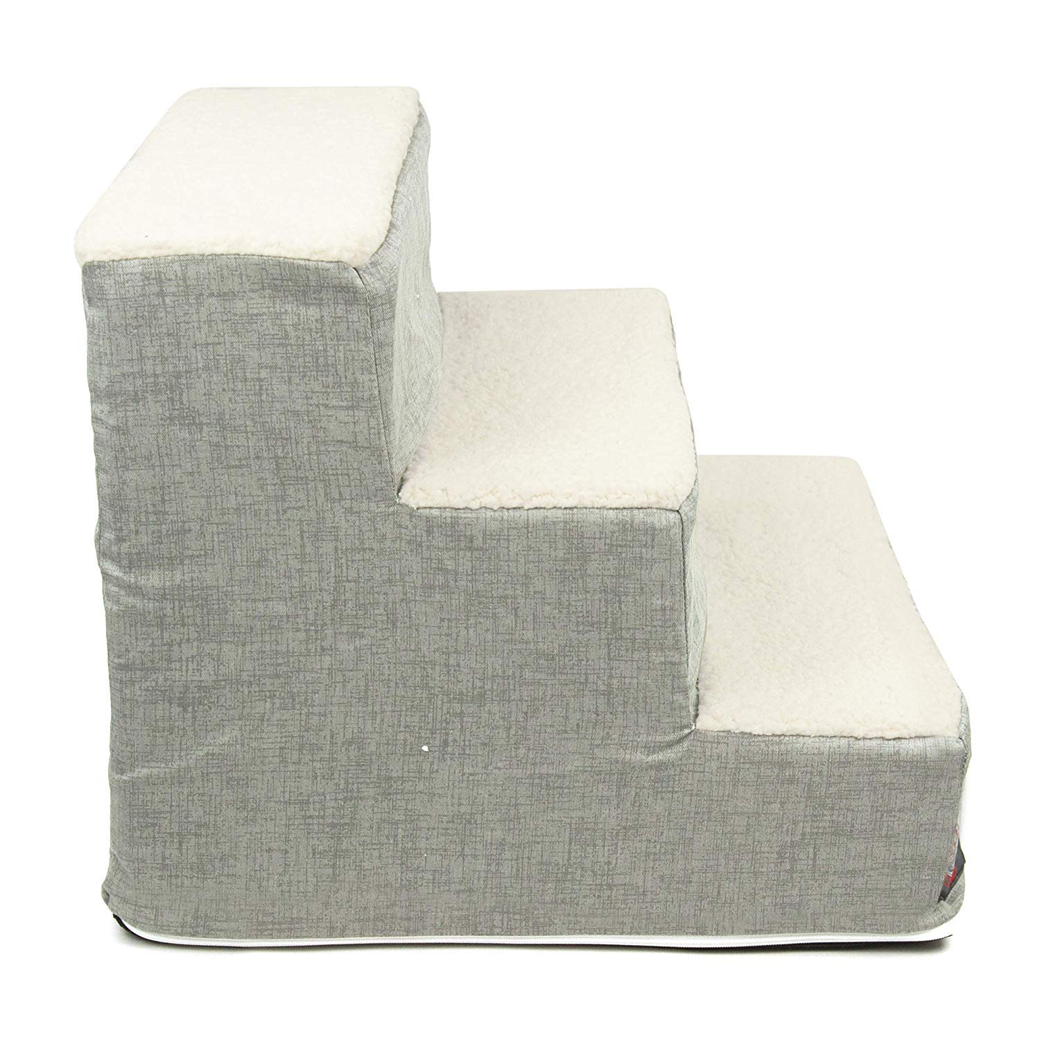 Majestic Pet escalera para gatos con tejido duradero, diseño elegante.
