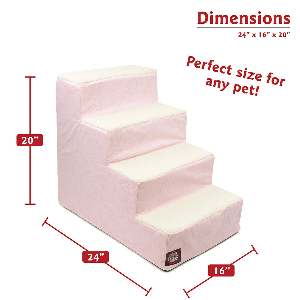 Majestic Pet escaleras con refuerzo corrugado duradero para estabilidad