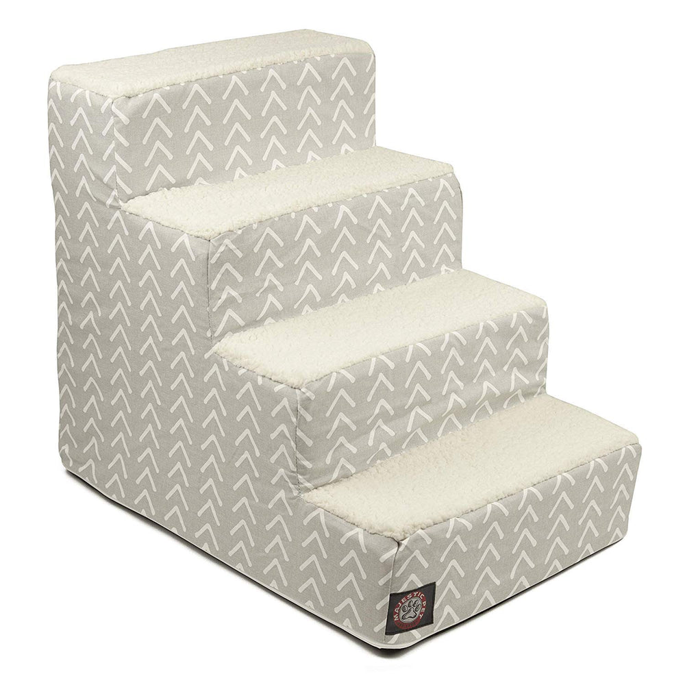 Majestic Pet escalera de 4 pasos para perros, portátil y fácil subir a la cama alta