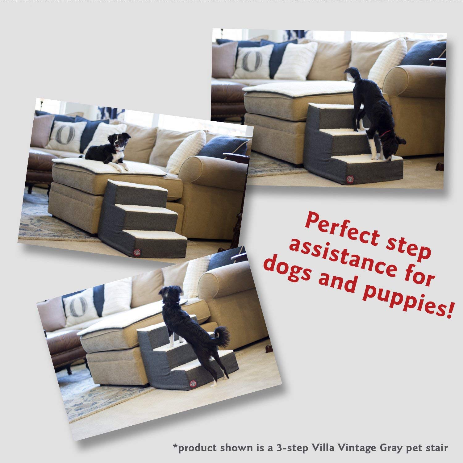 Majestic Pet escalera versátil para sofá y cama, uso diario cómodo