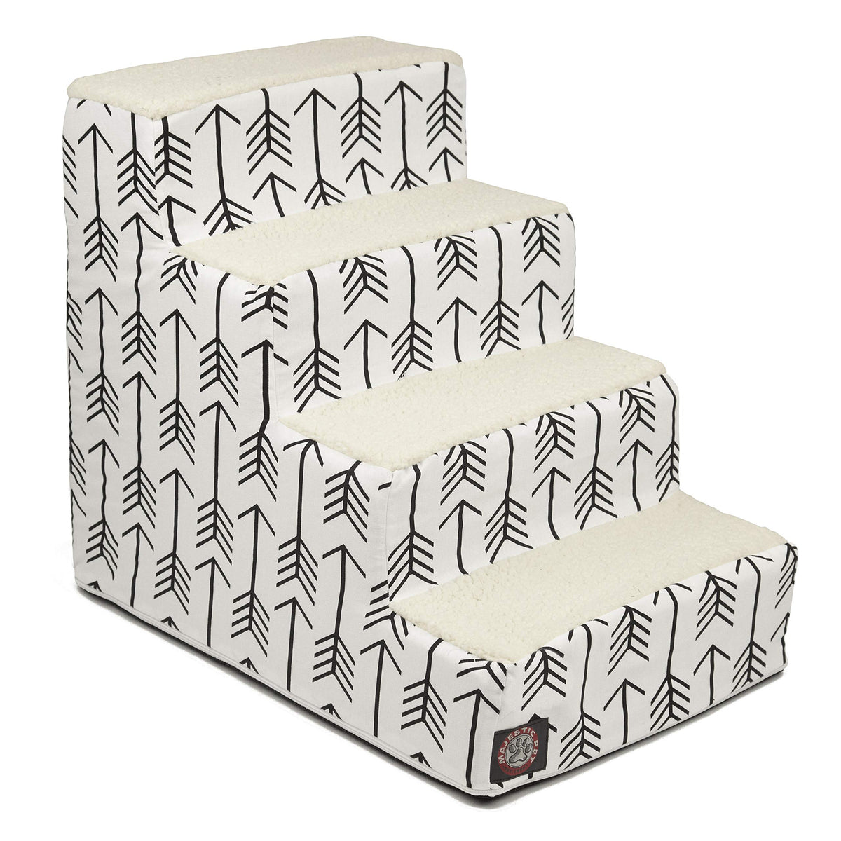 Majestic Pet escalones para perros cama alta: acceso seguro y cómodo para dormir.