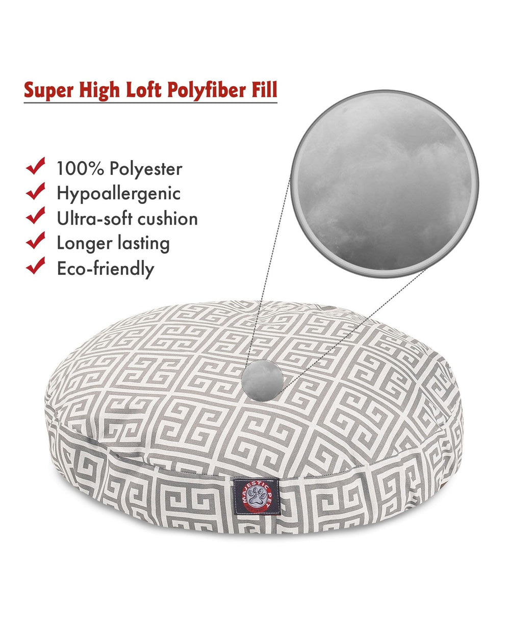 Majestic Pet Grey Towers relleno suave de fibras para mayor comodidad