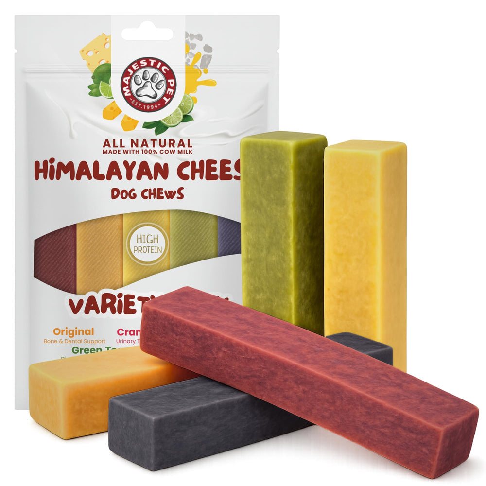Majestic Pet Himalayan Cheese Chews variedad grande para perros medianos y grandes