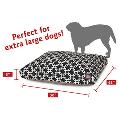 Relleno de fibra de alto loft en cama Majestic Pet, brinda calor y confort