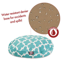 Majestic Pet Teal Trellis relleno plush para mayor comodidad.