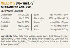 Majesty's galletas de biotina: mezcla de melaza, avena y compota de manzana para consistencia estable.