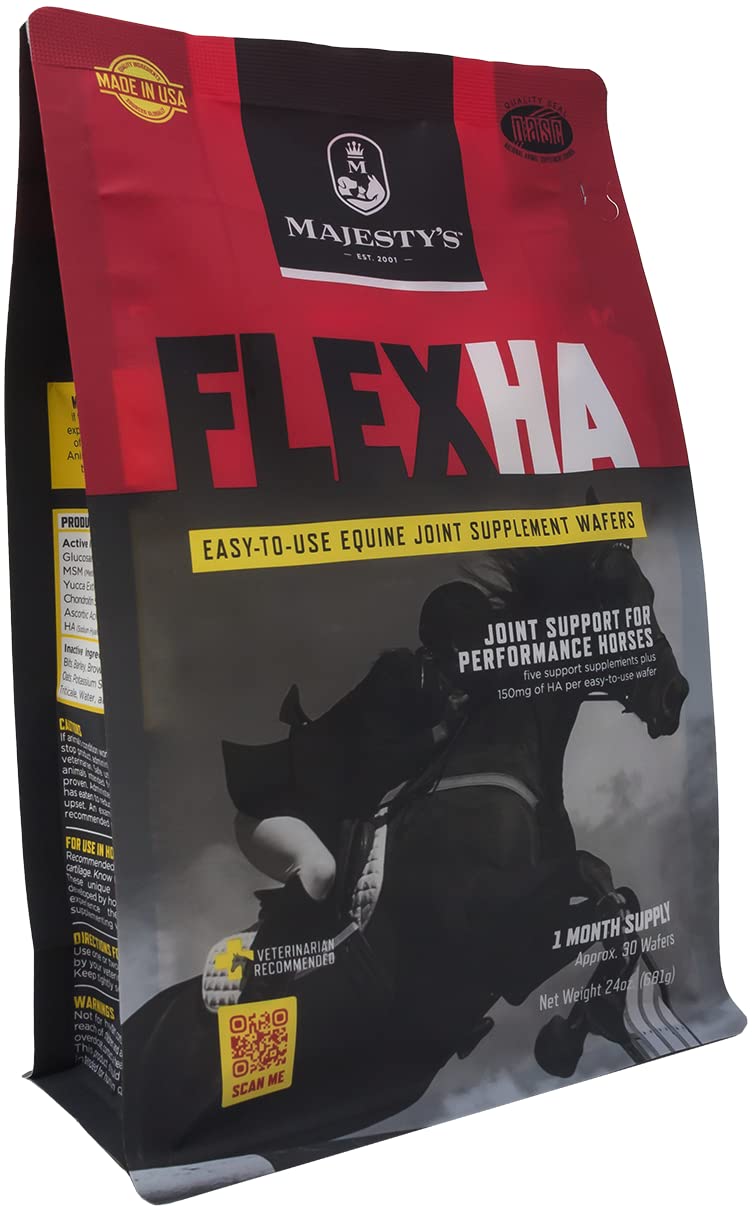 Galleta Majesty's FlexHA para articulación y movilidad diaria del caballo