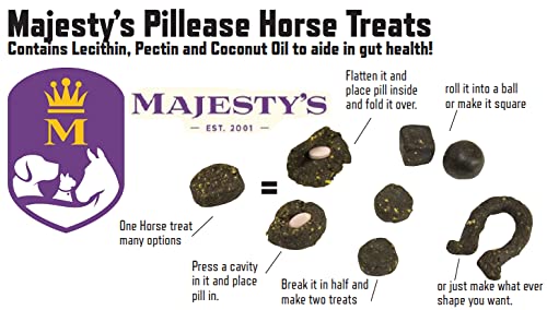 Majesty's PillEase: uso práctico para administrar medicación al caballo.