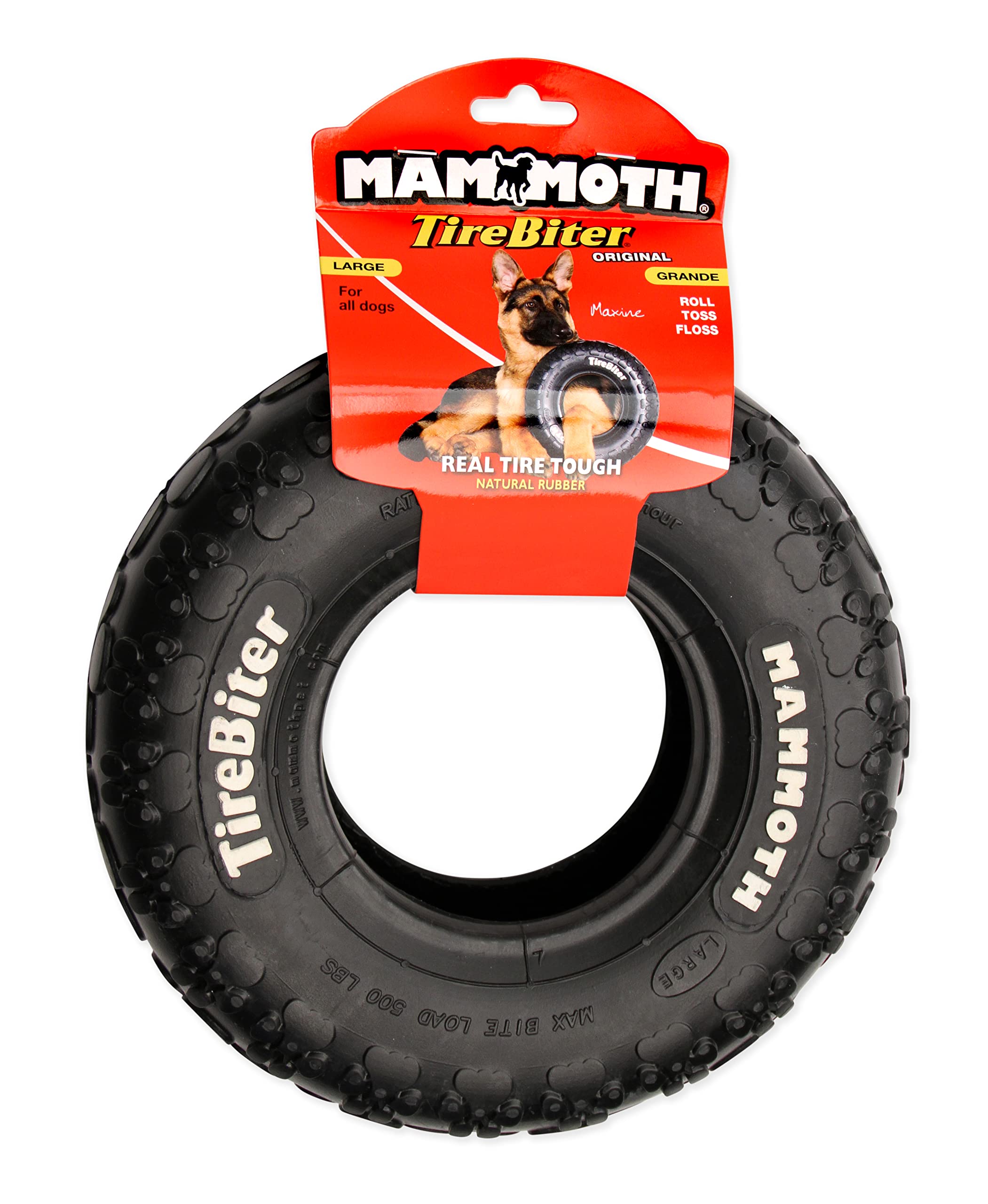 Mammoth TireBiter Originals, mordedor grande 10 pulgadas, perfecto para perros grandes.