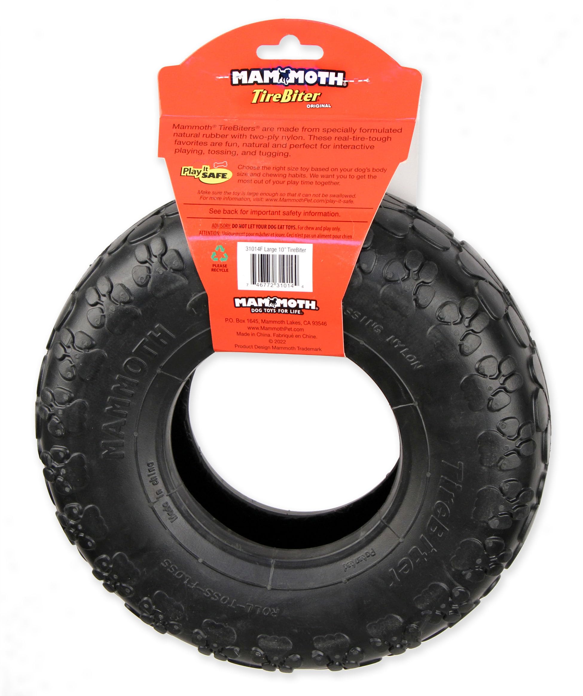Mammoth TireBiterII: apto para perros grandes, ideal para sesiones largas