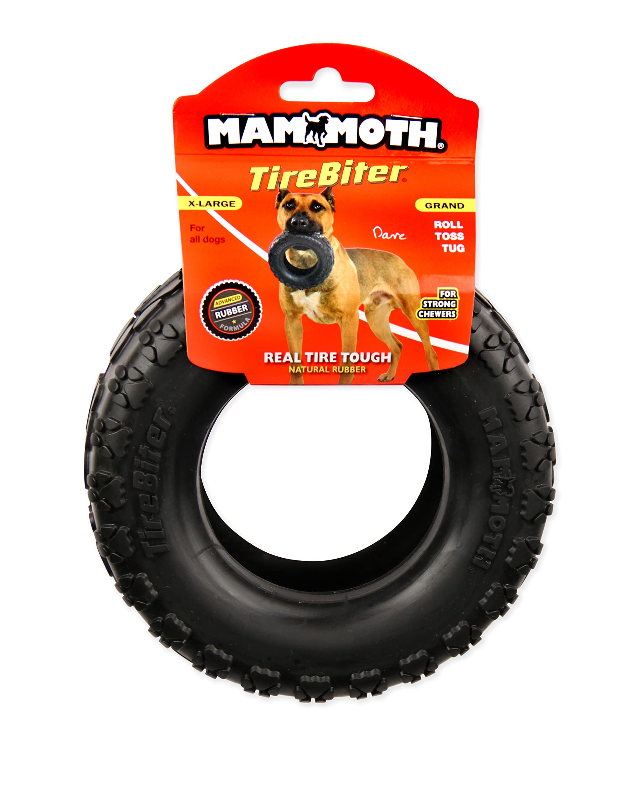 Mammoth TireBiterII: textura rugosa para mejor agarre al morder.