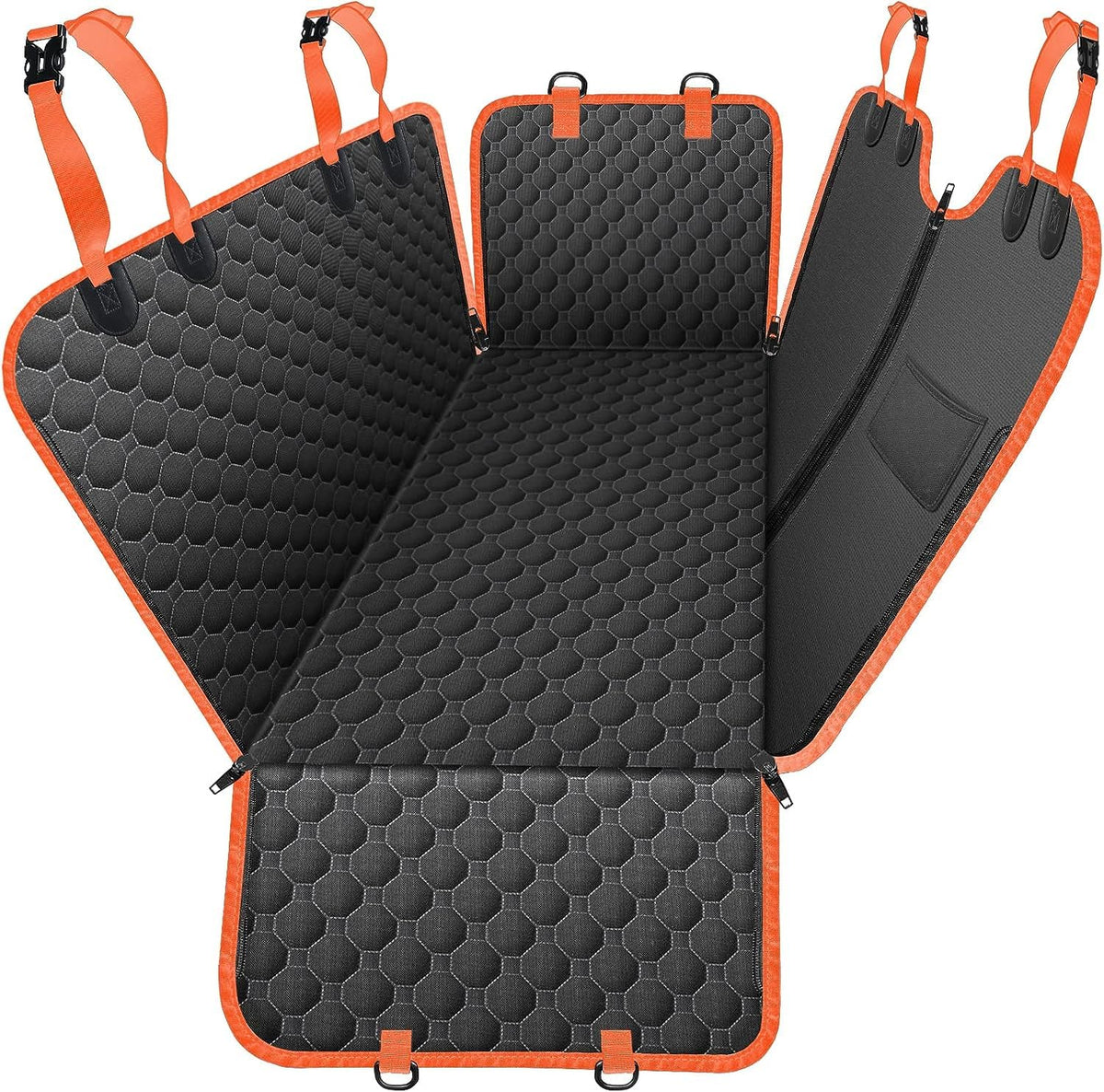 Mancro funda asiento trasero para perros: hamaca impermeable para coche.