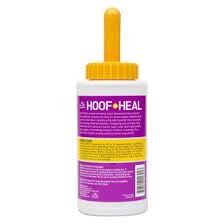 Manna Pro Cut Heal Hoof Heal, aplicación con pincel para cuidado uniforme del casco