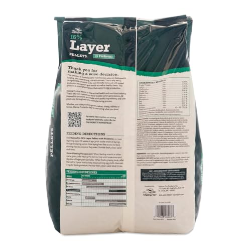 Manna Pro granulos para ponedoras con probióticos para una digestión suave.