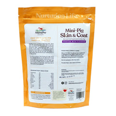 Manna Pro Mini-Pig: nutrición con linaza, biotina y vitamina E para la piel.