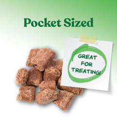 Manna Pro Bite-Size Nuggets con vitaminas y minerales para apoyo nutricional.