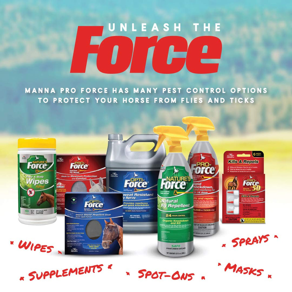 Manna Pro Pro-Force se seca rápido y no deja residuo