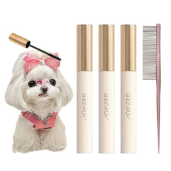 MANON ROSA gel facial para mascotas, envase doble para cuidado práctico.