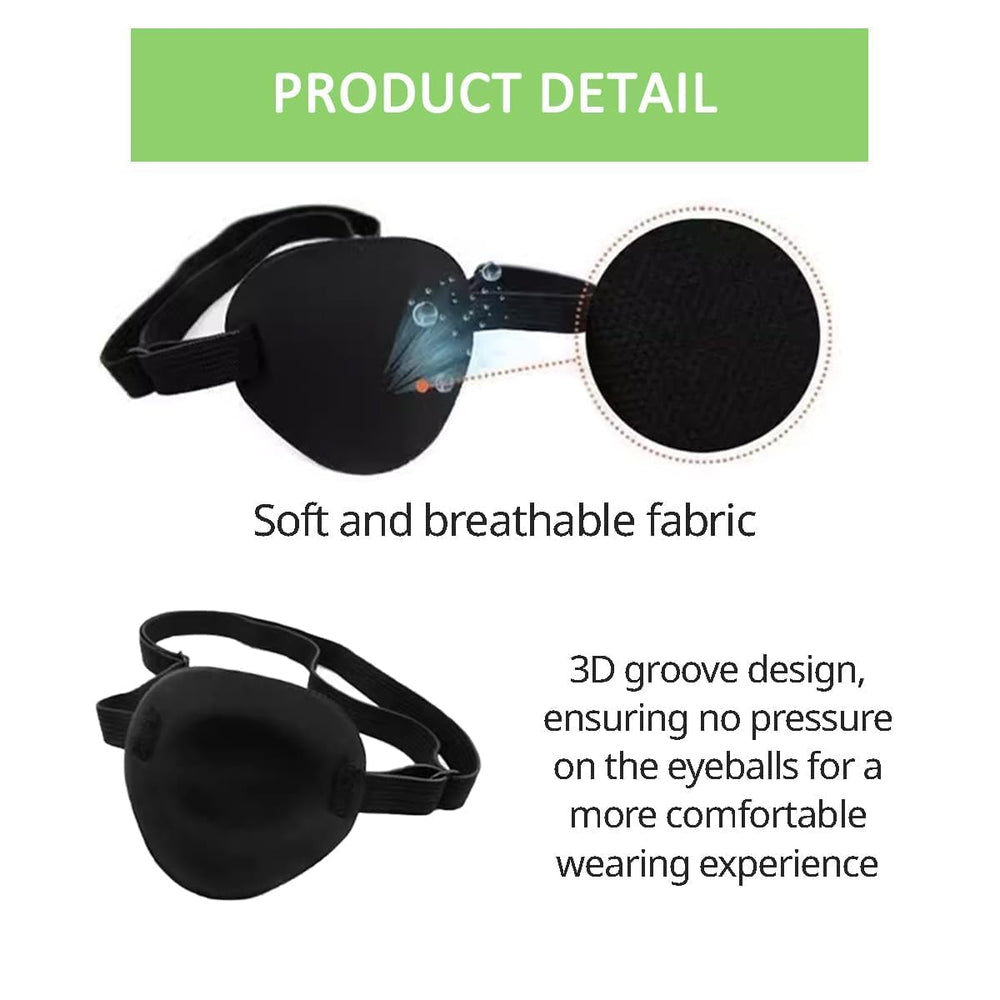 Parche ocular MANON ROSA con diseño ranura ergonómico para comodidad diaria.