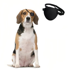 Parche ocular MANON ROSA para perro pequeño, protección suave durante la recuperación.