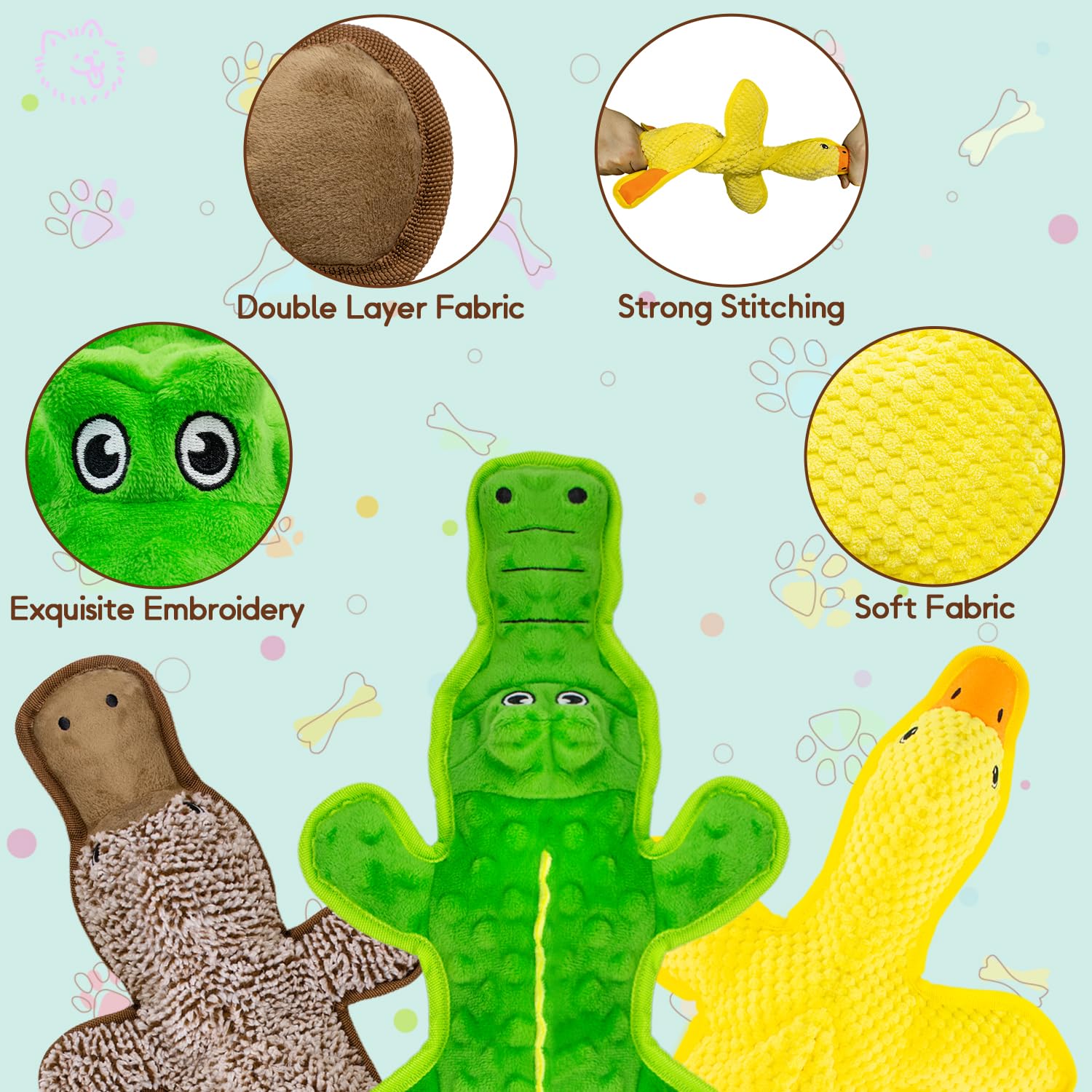MAOOOOB pato amarillo sin relleno, perfecto para juegos interactivos y entrenamiento suave.