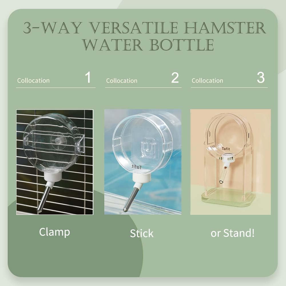 Marchul bebedero de 150 ml para hámster, suministro de agua estable.