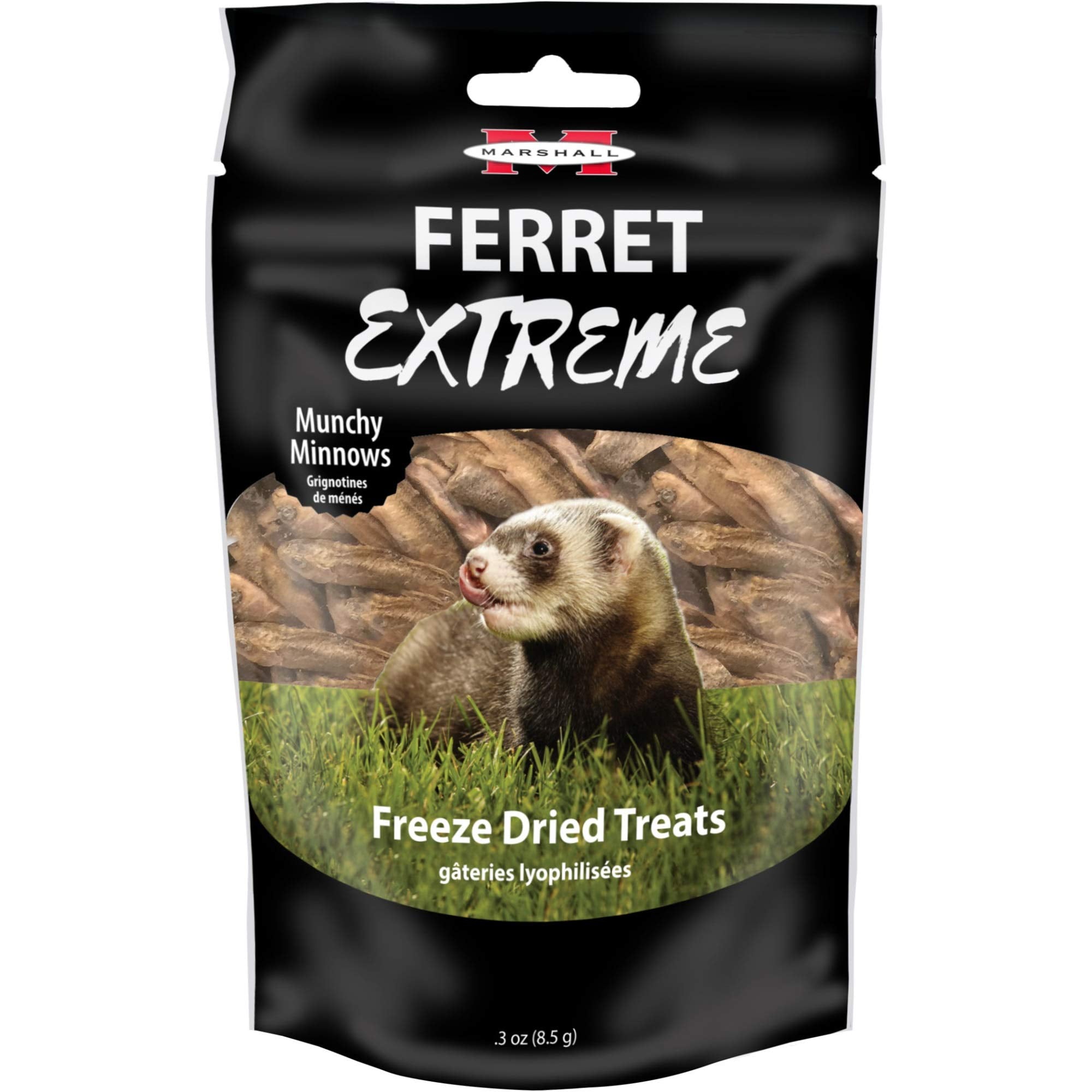 Marshall Ferret Extreme: porción de una onza, snack conveniente para hurones.