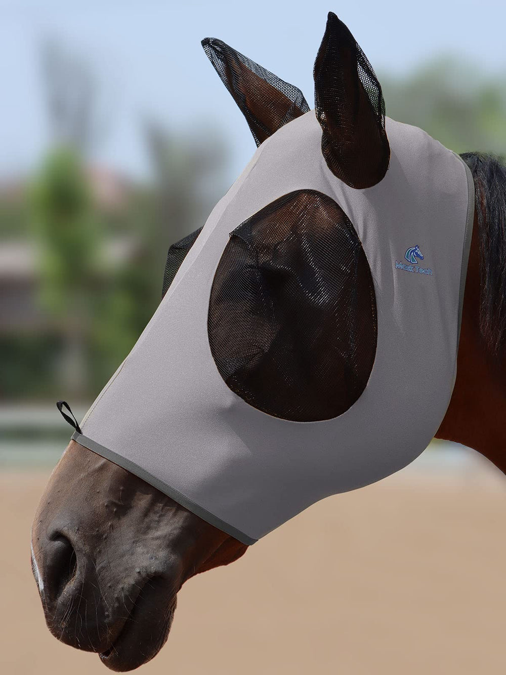 Mask-Tech Horse Fly Mask proteccion-uv para jornadas soleadas.