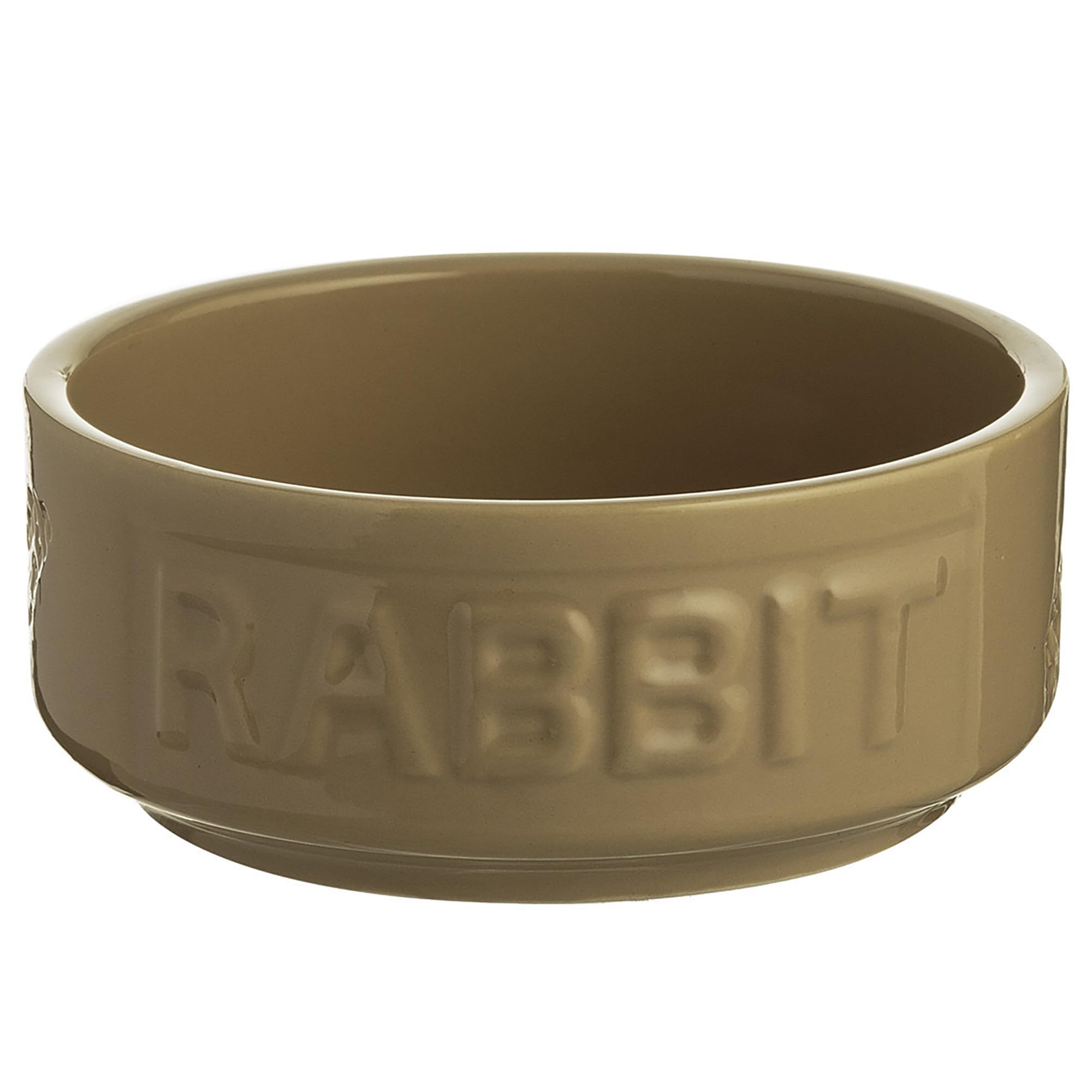 Mason Cash Cane Rabbit Bowl, cuenco elegante para comida o agua, estable y sin salpicaduras