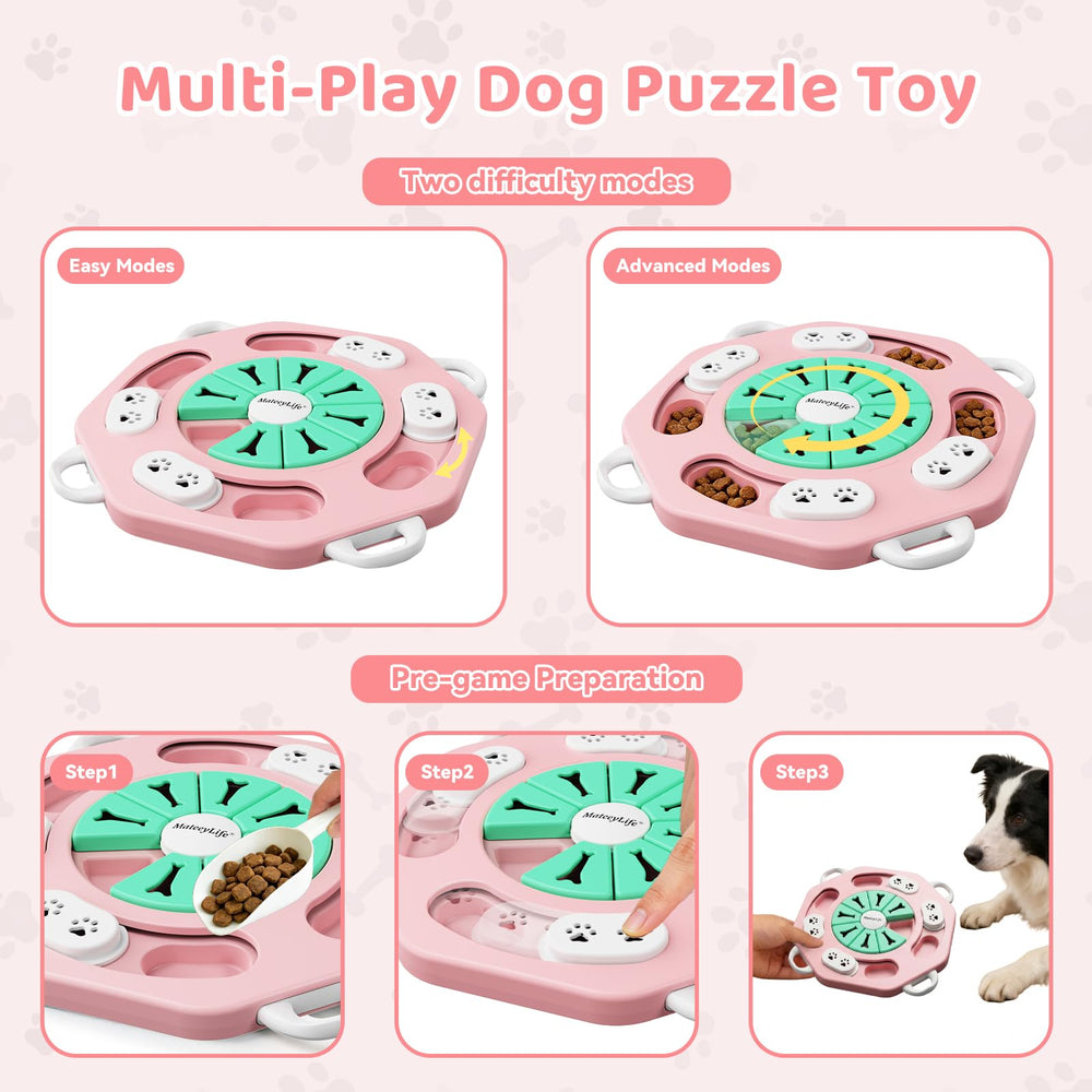 MateeyLife Alimentador lento para perros, ayuda a comer más conscientemente.