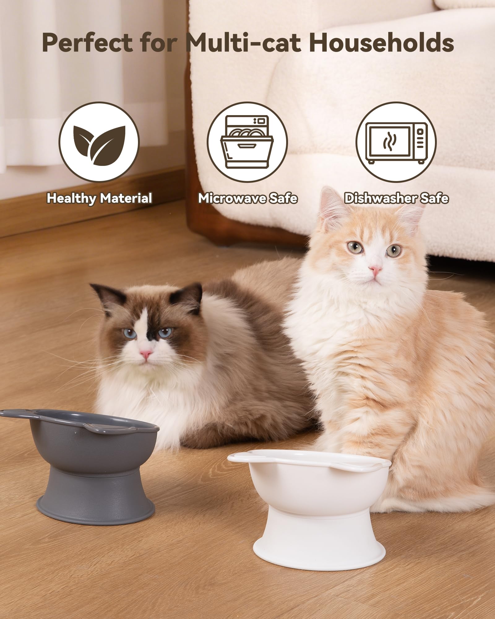 MateeyLife conjunto para dos mascotas, ideal para gatos y perros pequeños.
