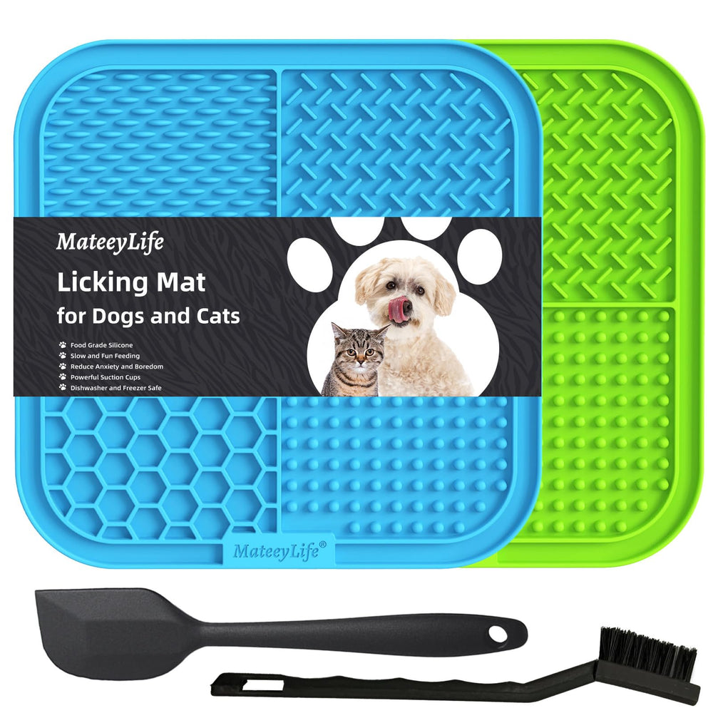 Tapete de lamido MateeyLife grande para perros y gatos, ideal para sesiones de juego calmantes.