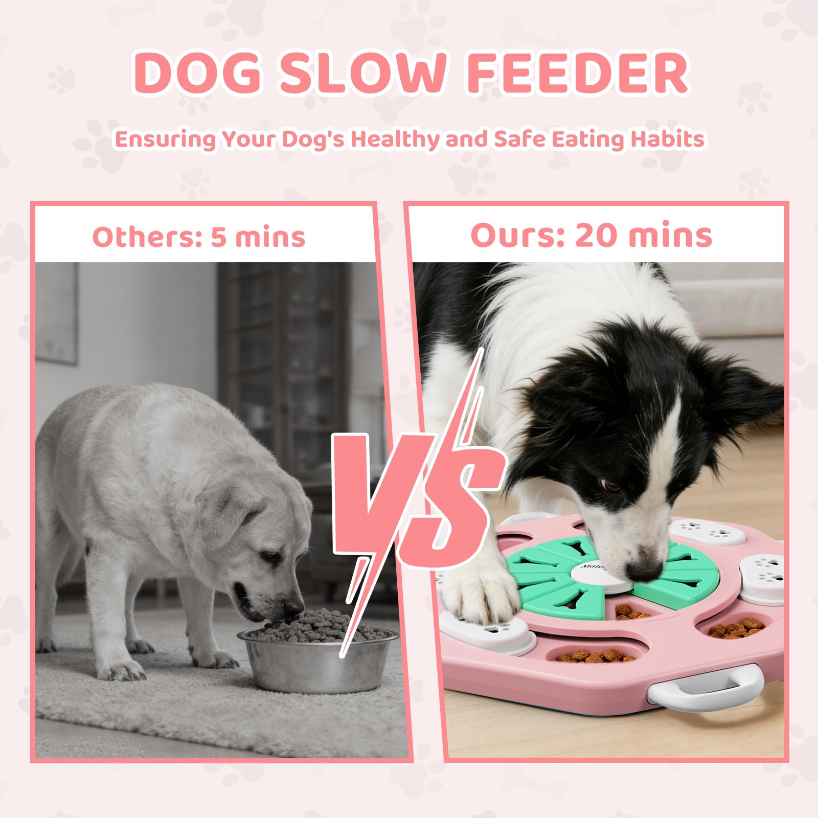MateeyLife Juego de entrenamiento cognitivo para perros, desafía su mente.