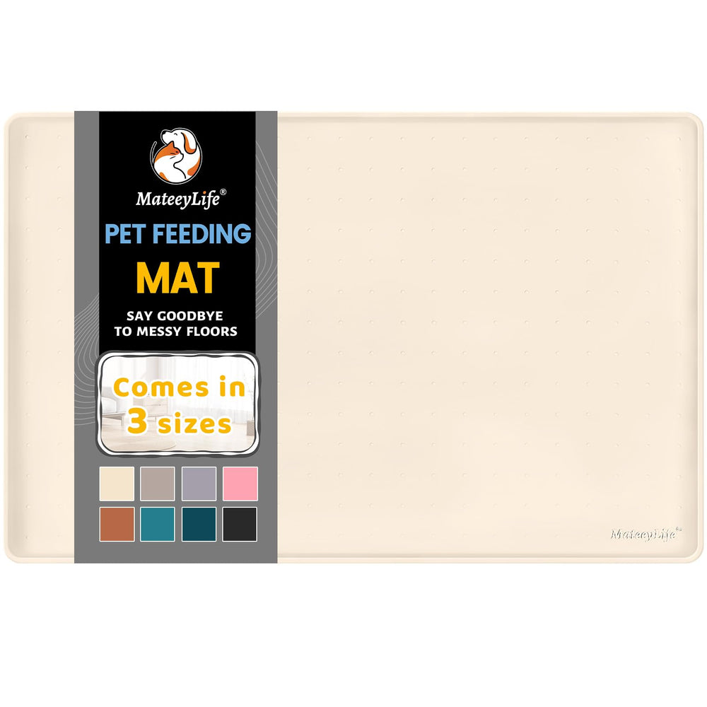 MateeyLife placa de silicona con borde elevado para evitar derrames y proteger el suelo.