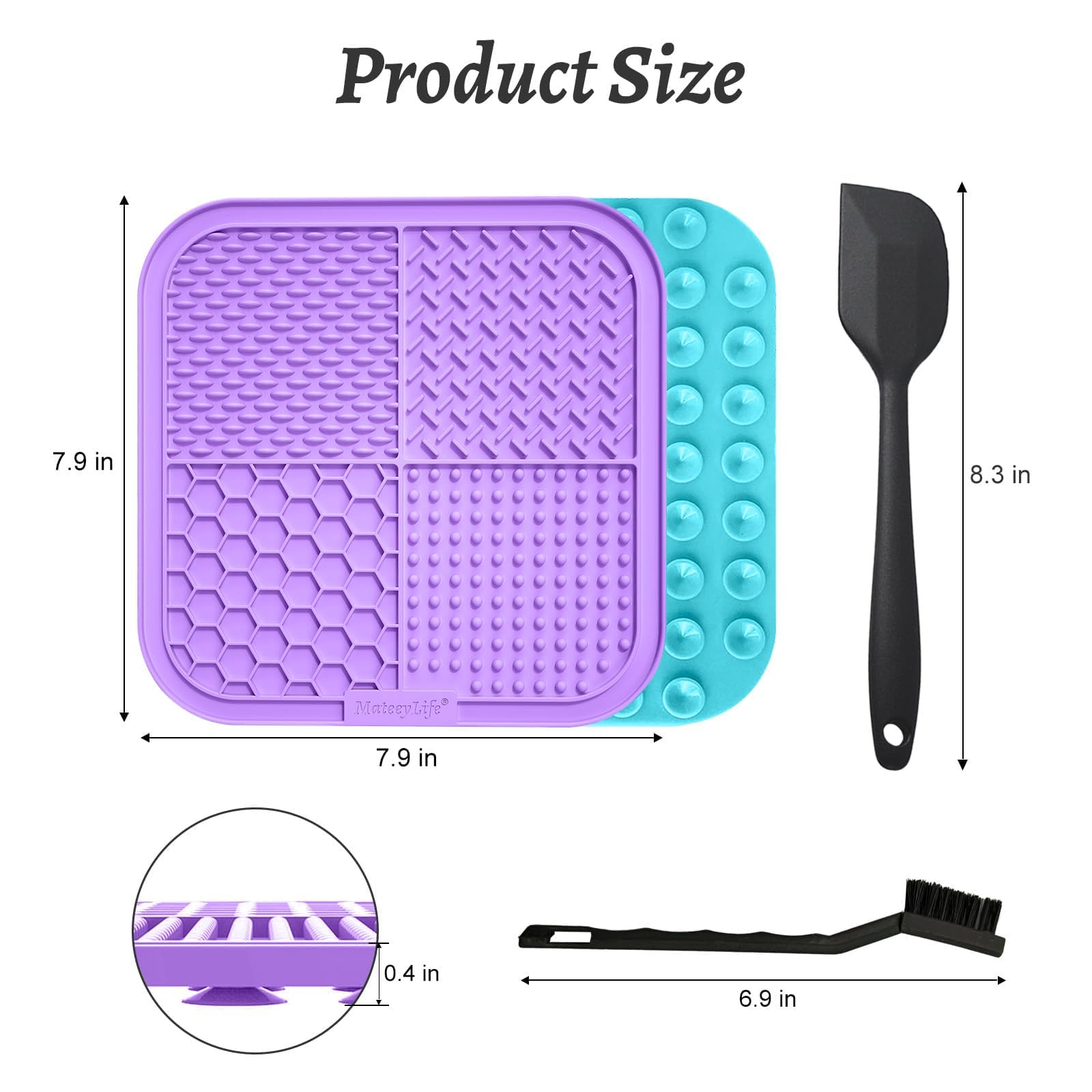 Tapete lamer MateeyLife compatible con lavavajillas en rejilla superior