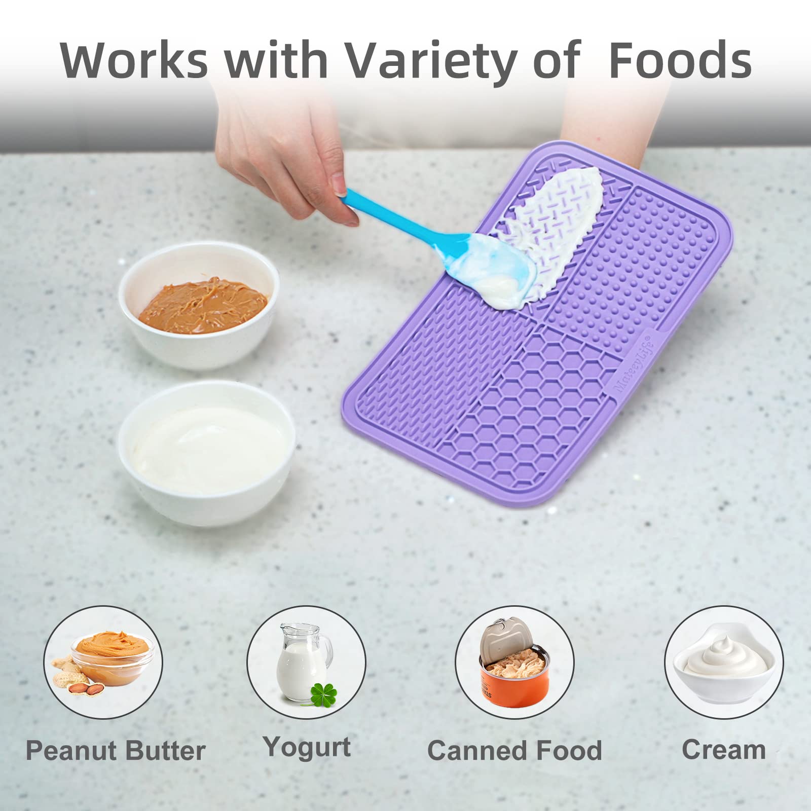 MateeyLife tapete lamido para baño y aseo, apto para lavado.