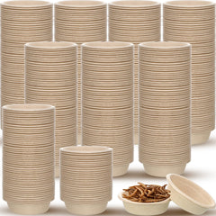 Copas de papel Maxcheck 1 oz frente, ideales para alimentar geckos de forma higiénica.