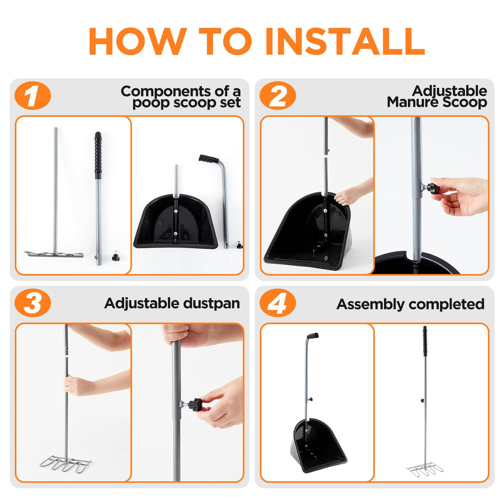 Maxdot mango ajustable cucharon, se adapta a distintas alturas