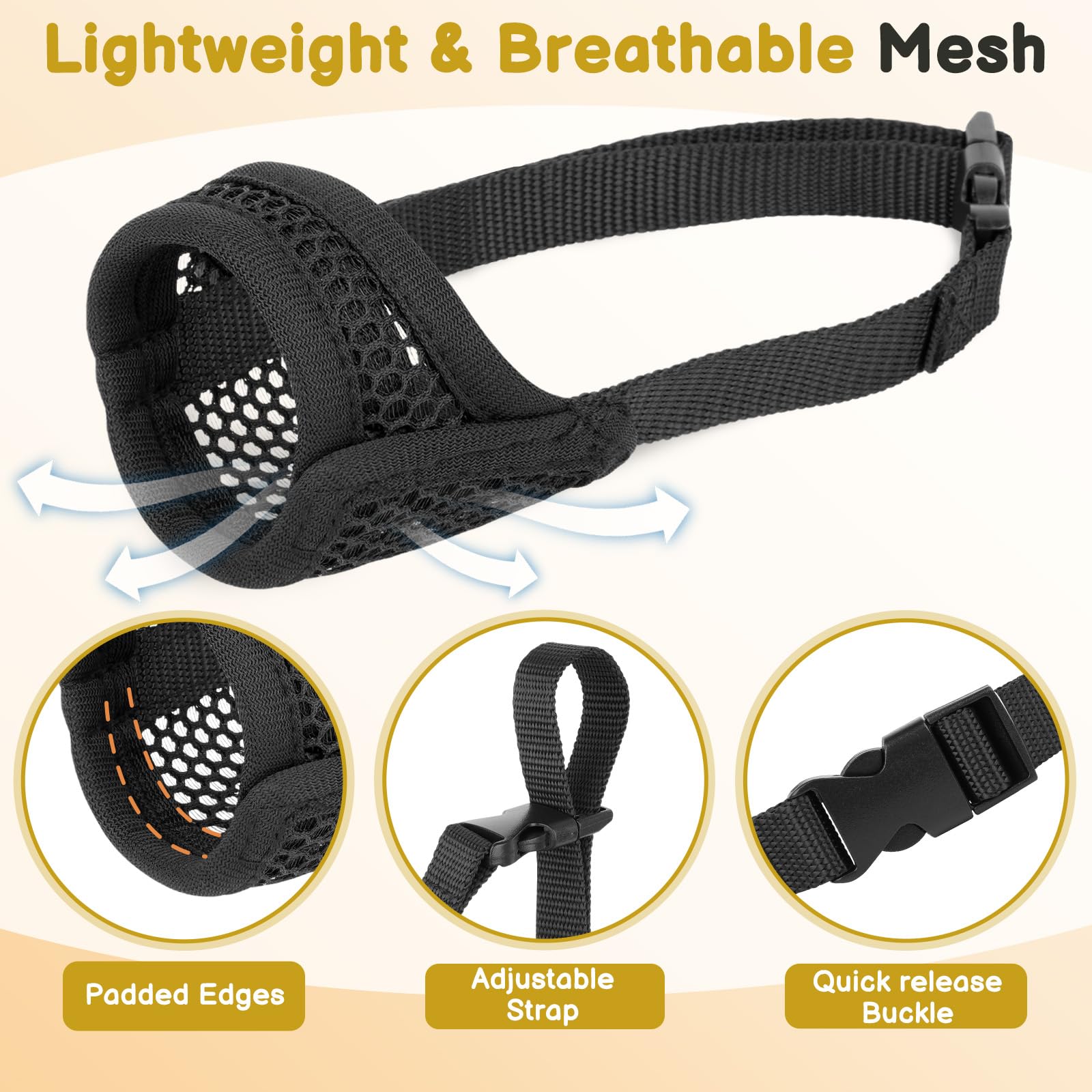 Mayerzon musera de malla transpirable para paseos cómodos.