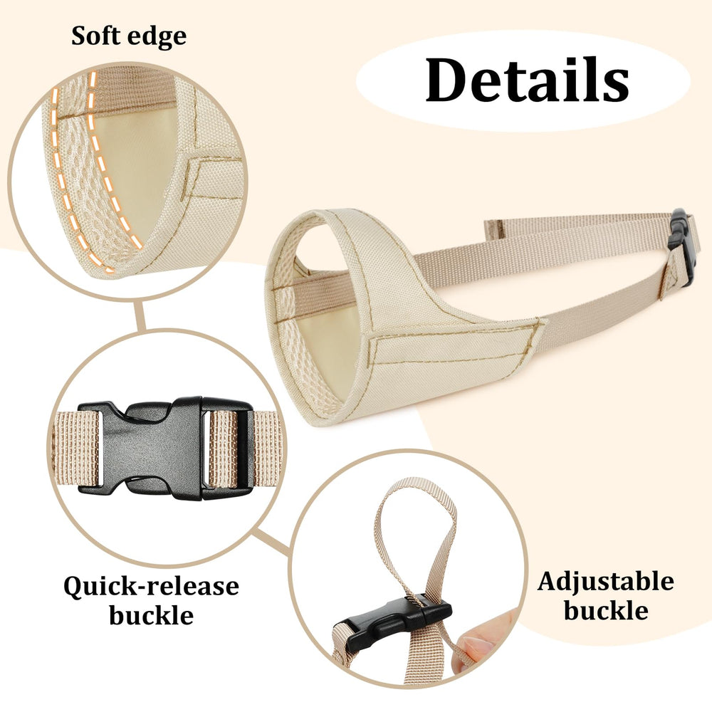 Mayerzon Muzzle hocico corto para razas pequeñas, ideal para visitas.