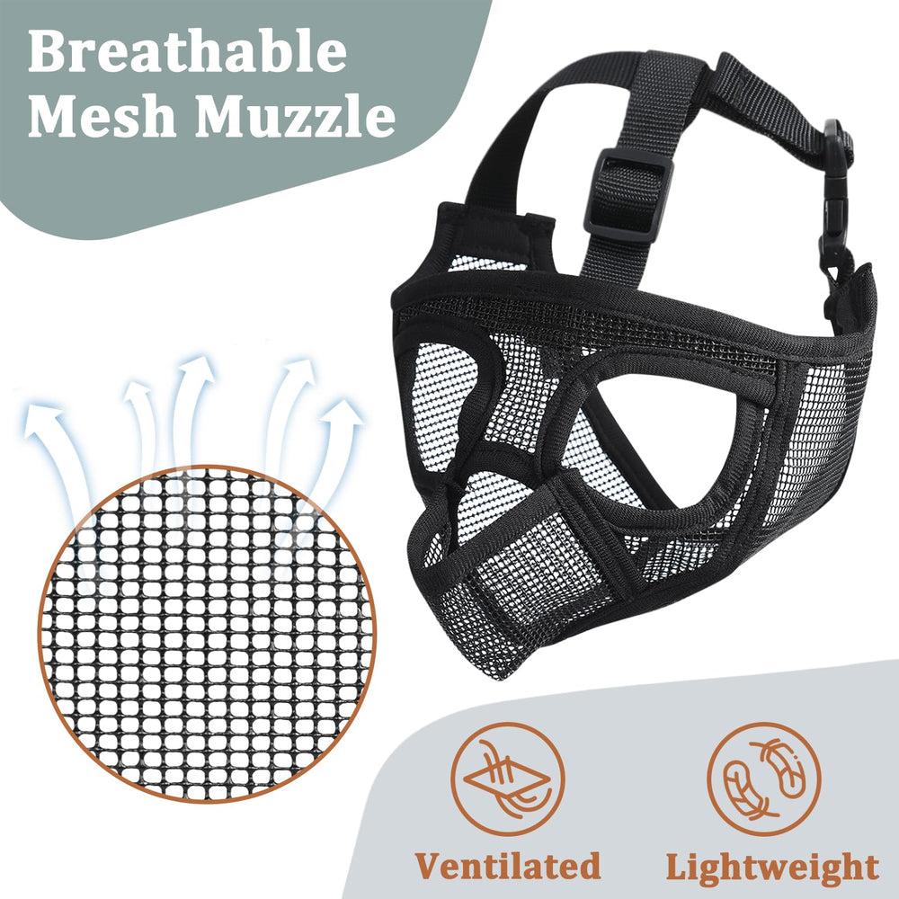 Mayerzon Muzzle talla cinco para razas braquicefálicas garantiza ajuste