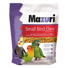 Mazuri alimento para aves pequeñas, tamaño mixto, favorece la exploración y el forraje natural.