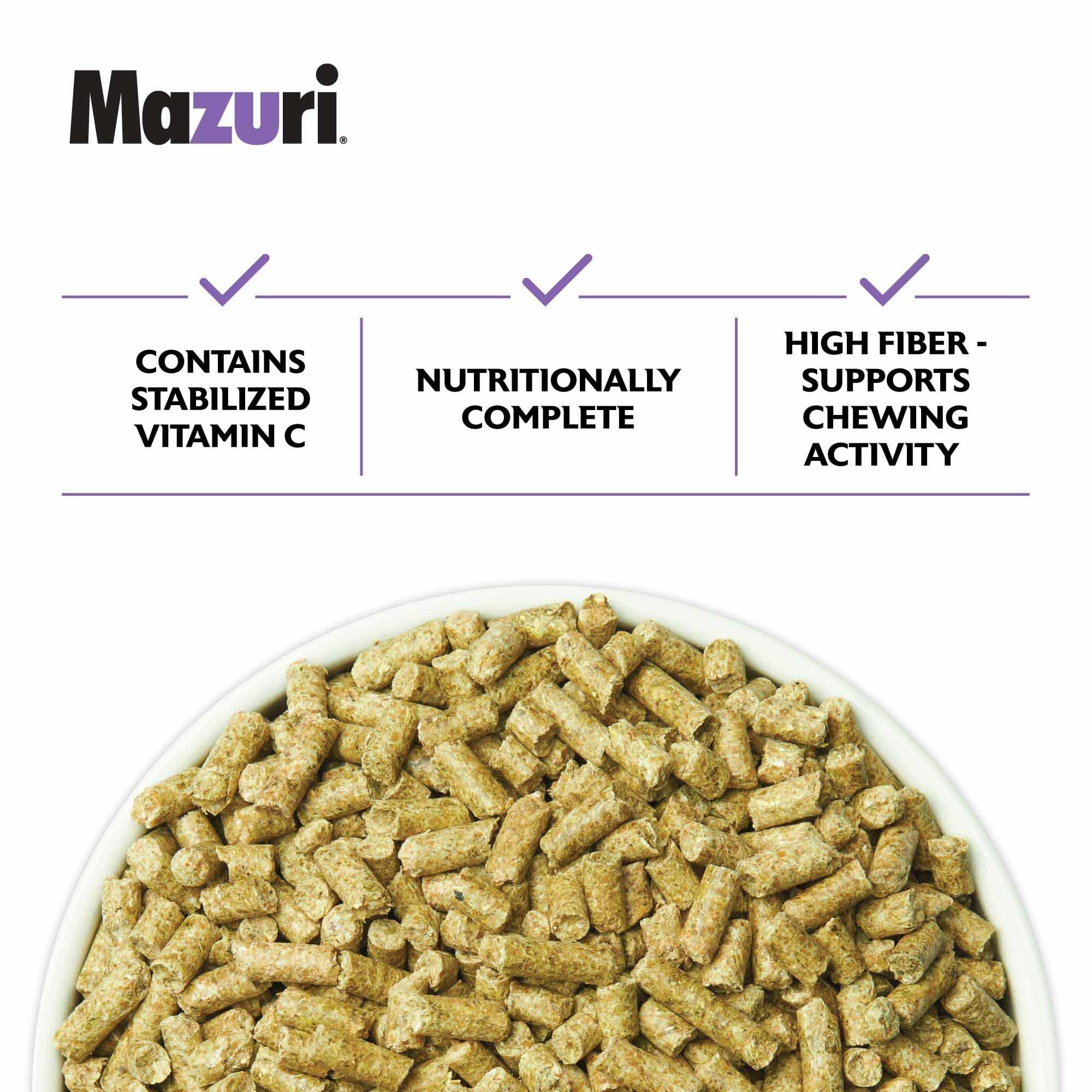 Mazuri vitamina C estabilizada para inmunidad sostenida en conejillos-de-indias
