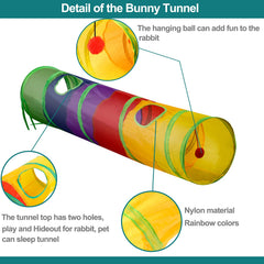Mechpia Conejo: túnel con anillo de salida que estimula la curiosidad.
