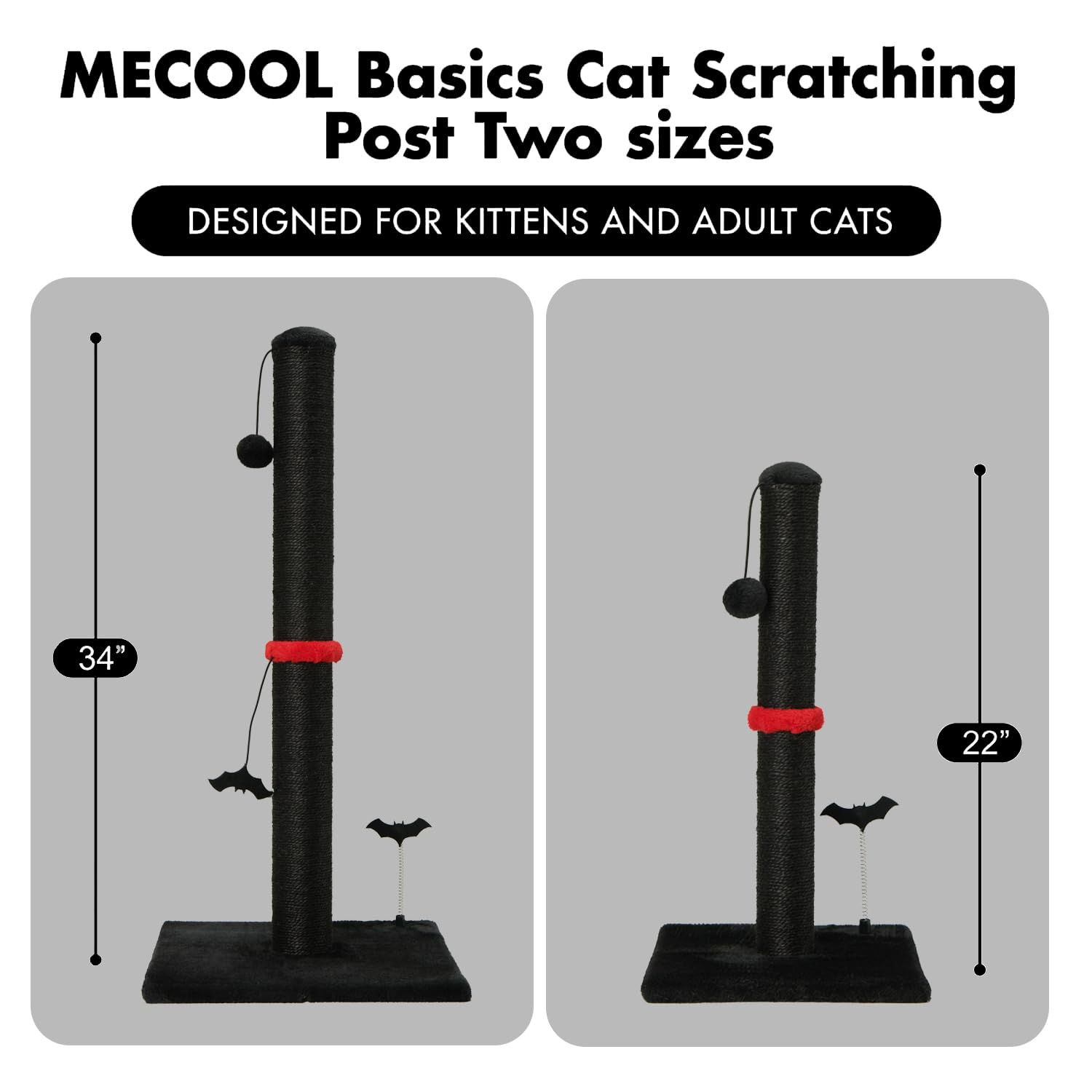 MECOOL base con peso, estabilidad para juego activo sin vuelcos.