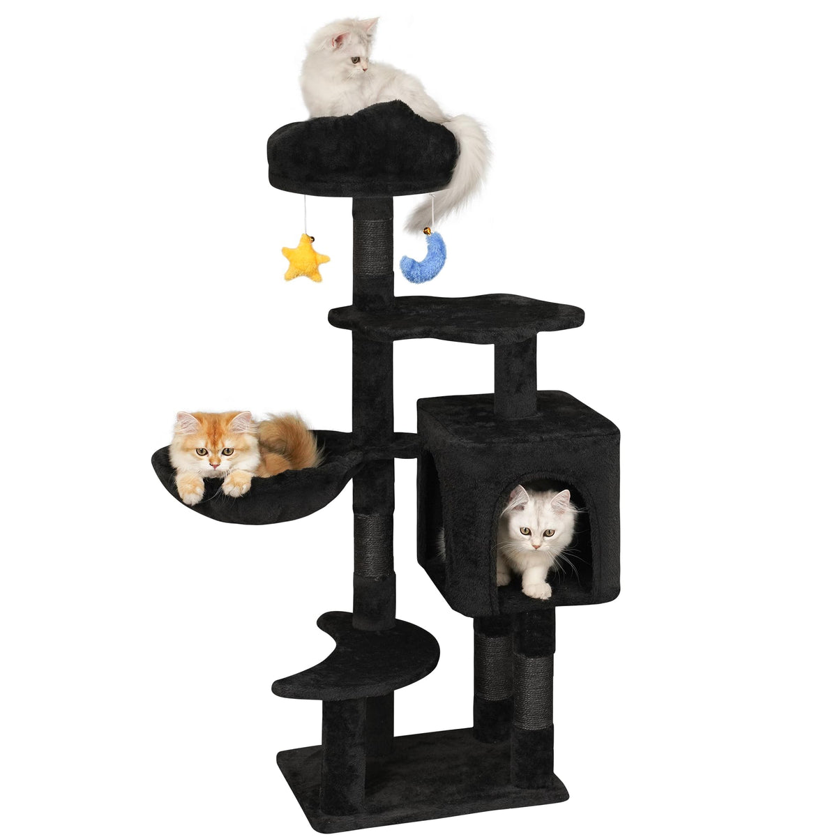 Meecal Gato Nube Cama: refugio suave para sueño y descanso cómodo.