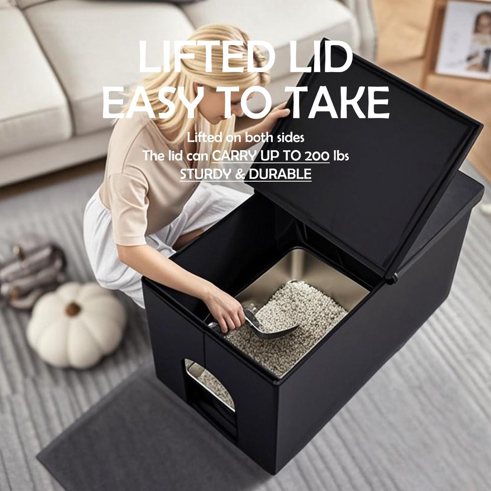 MEEXPAWS mueble oculto con diseño velvet, estética agradable.