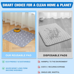 MeiAid PuppyPad con base antideslizante para interiores, coche y sofá.